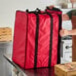 American Metalcraft PBBAG26 Replacement Standard Red Nylon Pizza Delivery Bag, 19