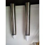 San Jamar C4400PF Pull-Type Stainless Steel Wall Mount 12 - 24 oz. Foam Cup Dispenser San Jamar C4400PF Pull-Type Stainless Steel Wall Mount 12 - 24 oz. Foam Cup Dispenser