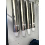 San Jamar C4400PF Pull-Type Stainless Steel Wall Mount 12 - 24 oz. Foam Cup Dispenser San Jamar C4400PF Pull-Type Stainless Steel Wall Mount 12 - 24 oz. Foam Cup Dispenser