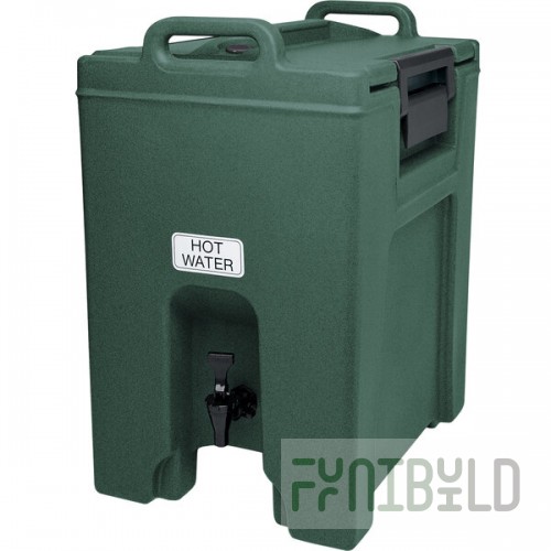Cambro UC1000192 Ultra Camtainer® 10.5 Gallon Granite Green Insulated Beverage Dispenser