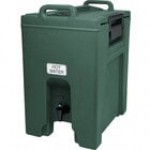 Cambro UC1000192 Ultra Camtainer® 10.5 Gallon Granite Green Insulated Beverage Dispenser