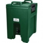 Cambro UC1000192 Ultra Camtainer® 10.5 Gallon Granite Green Insulated Beverage Dispenser