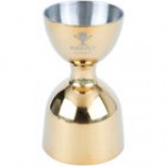 Barfly® M37006VN 1 oz. & 2 oz. Vintage Heavy-Duty Straight Rim Bell Jigger
