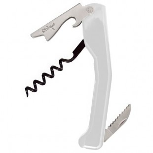 Oblique Waiter's Corkscrew with White Handle 2005-24
