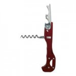 Franmara 2031-03 Boomerang Customizable Two-Step Waiter's Corkscrew with Burgundy Handle