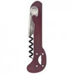 Franmara 2031-03 Boomerang Customizable Two-Step Waiter's Corkscrew with Burgundy Handle