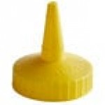 Vollrath 2813-08 Traex® Yellow Single Tip Standard Bottle Cap