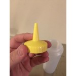 Vollrath 2813-08 Traex® Yellow Single Tip Standard Bottle Cap
