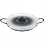 Bon Chef Country French X 76 oz. Ombre Tangerine Saute Pan with Cover 73305-OM-T Bon Chef Country French X 76 oz. Ombre Tangerine Saute Pan with Cover 73305-OM-T