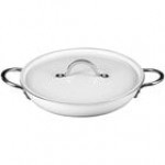 Bon Chef Country French X 76 oz. Ombre Tangerine Saute Pan with Cover 73305-OM-T Bon Chef Country French X 76 oz. Ombre Tangerine Saute Pan with Cover 73305-OM-T