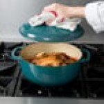 Lodge EC6D38 6 Qt. Lagoon Enameled Cast Iron Dutch Oven Lodge EC6D38 6 Qt. Lagoon Enameled Cast Iron Dutch Oven