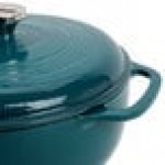 Lodge EC6D38 6 Qt. Lagoon Enameled Cast Iron Dutch Oven Lodge EC6D38 6 Qt. Lagoon Enameled Cast Iron Dutch Oven