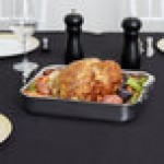 Vollrath 49435 Miramar® Display 2.8 Qt. Tri-Ply Stainless Steel Roasting Pan - 11 5/8