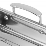 Vollrath 49435 Miramar® Display 2.8 Qt. Tri-Ply Stainless Steel Roasting Pan - 11 5/8