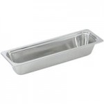 Vollrath 49435 Miramar® Display 2.8 Qt. Tri-Ply Stainless Steel Roasting Pan - 11 5/8