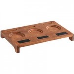 Valor Appetizer / Dessert Sampler with (3) 16 oz. Mini Cast Iron Pots, 18 1/2