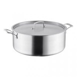 Vigor SS3 Series 12 Qt. Tri-Ply Stainless Steel Stock Pot with Cover Vigor SS3 Series 12 Qt. Tri-Ply Stainless Steel Stock Pot with Cover