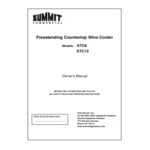 Summit Appliance STC12 12-Bottle Countertop Wine Cooler - 115V Summit Appliance STC12 12-Bottle Countertop Wine Cooler - 115V