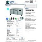 Hoshizaki WR72B Steelheart 72