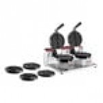 Estella WBMX2A Double Belgian Waffle Maker with Mini Waffle Plate - 120V, 1,820W Estella WBMX2A Double Belgian Waffle Maker with Mini Waffle Plate - 120V, 1,820W
