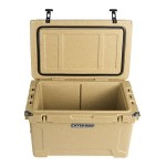 CaterGator CG45SPB Beige 45 Qt. Rotomolded Outdoor Cooler / Ice Chest
