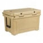 CaterGator CG45SPB Beige 45 Qt. Rotomolded Outdoor Cooler / Ice Chest