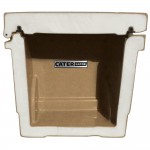 CaterGator CG45SPB Beige 45 Qt. Rotomolded Outdoor Cooler / Ice Chest