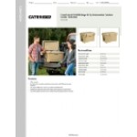 CaterGator CG45SPB Beige 45 Qt. Rotomolded Outdoor Cooler / Ice Chest