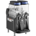 Bunn 58000.0011 Ultra NX Black Double 3 Gallon Liquid Autofill Slushy Machine with Constant Flow Valve - 120V Bunn 58000.0011 Ultra NX Black Double 3 Gallon Liquid Autofill Slushy Machine with Constant Flow Valve - 120V