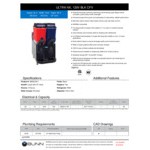 Bunn 58000.0011 Ultra NX Black Double 3 Gallon Liquid Autofill Slushy Machine with Constant Flow Valve - 120V Bunn 58000.0011 Ultra NX Black Double 3 Gallon Liquid Autofill Slushy Machine with Constant Flow Valve - 120V
