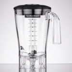 Hamilton Beach HBS1400R Revolution 3 hp 64 oz. Bar Ice Shaver and Blender - 120V
