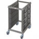Cambro UPR1826HP20 Camshelving® Ultimate 20 Pan Half Size End Load Bun / Sheet Pan Rack with Plastic Casters - Unassembled Cambro UPR1826HP20 Camshelving® Ultimate 20 Pan Half Size End Load Bun / Sheet Pan Rack with Plastic Casters - Unassembled