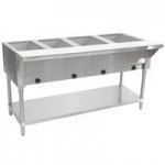Advance Tabco HF-5G Five Pan Natural Gas Powered Hot Food Table - Open Well