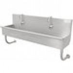 Advance Tabco 19-18-60EF 16-Gauge Multi-Station Hand Sink with 8 Advance Tabco 19-18-60EF 16-Gauge Multi-Station Hand Sink with 8