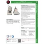 Sammic CK-48V Variable-Speed Combination Food Processor with 8.5 Qt. Stainless Steel Bowl, Full Moon Pusher Continuous Feed - 3 hp Sammic CK-48V Variable-Speed Combination Food Processor with 8.5 Qt. Stainless Steel Bowl, Full Moon Pusher Continuous Feed - 3 hp