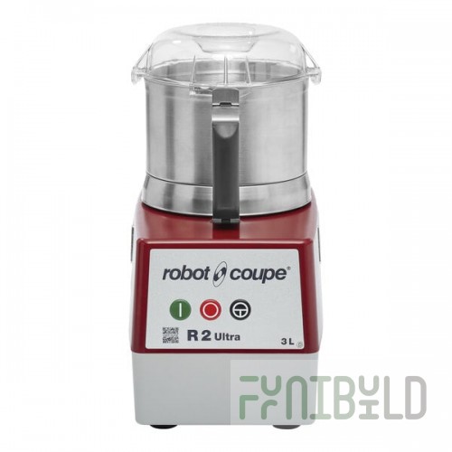 Robot Coupe R2UB 3 Qt. / 3 Liter Stainless Steel Batch Bowl Food Processor - 1 hp