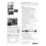 Follett 110FB414W-L Symphony Plus 110 Series Water Cooled Chewblet Freestanding Ice Maker and Water Dispenser with 90 lb. Storage and Lever Dispensing - 115V, 380 lb. Follett 110FB414W-L Symphony Plus 110 Series Water Cooled Chewblet Freestanding Ice Maker and Water Dispenser with 90 lb. Storage and Lever Dispensing - 115V, 380 lb.