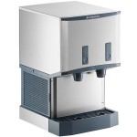 Scotsman HID525AB-1 Meridian® Countertop Air Cooled Ice Machine and Water Dispenser with Push Button Dispensing - 25 lb. Bin Storage Scotsman HID525AB-1 Meridian® Countertop Air Cooled Ice Machine and Water Dispenser with Push Button Dispensing - 25 lb. Bin Storage