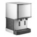 Scotsman HID525AB-1 Meridian® Countertop Air Cooled Ice Machine and Water Dispenser with Push Button Dispensing - 25 lb. Bin Storage Scotsman HID525AB-1 Meridian® Countertop Air Cooled Ice Machine and Water Dispenser with Push Button Dispensing - 25 lb. Bin Storage