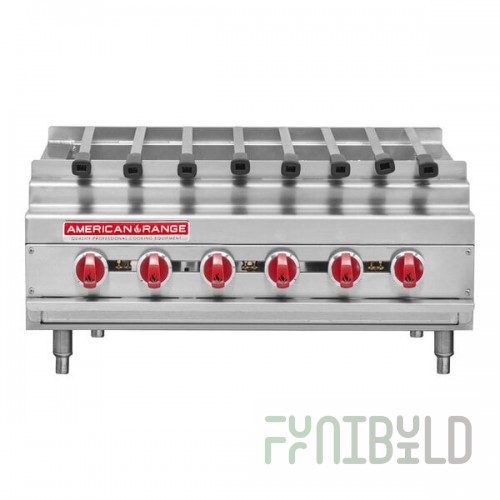 American Range ARKB-24 4-Burner Natural Gas Kebab Broiler - 120,000 BTU