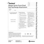 Garland M5S Master Series Liquid Propane Front Fired Hot Top 17 Garland M5S Master Series Liquid Propane Front Fired Hot Top 17
