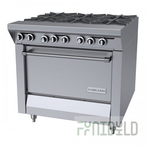Garland / U.S. Range MST43R-E LP Master Sentry Series Liquid Propane 6 Burner 34