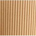 Choice 10 oz. Double Wall Ripple Kraft Paper Hot Cup and Black Lid - 100/Case Choice 10 oz. Double Wall Ripple Kraft Paper Hot Cup and Black Lid - 100/Case