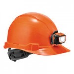 Ergodyne Skullerz 8975V White Type 1 Class C Safety Helmet with Smoke Visor Kit, Adjustable Venting, and 6-Point Ratchet Suspension 60220
