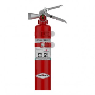 Amerex B385TS Halotron I 2.5 lb. Fire Extinguisher with Nozzle 15231 - UL Rating 2B:C