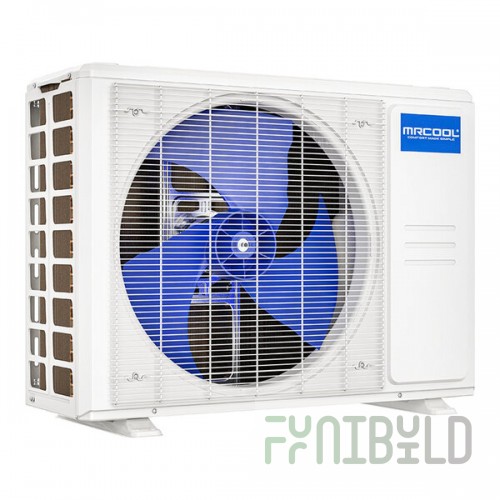 MRCOOL DIY 5th Gen Energy Star Series Ductless Mini-Split Inverter Heat Pump Condenser DIY-09-HP-C-115D25-O - 115V, 9,000/10,000 BTU