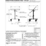Vestil Mobile Lift / Tilt Table with 22