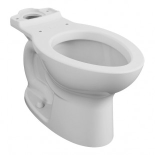 American Standard Cadet PRO 3517C101.020 White Vitreous China Floor-Mount Standard Height Elongated Toilet Bowl - 1.6 GPF American Standard Cadet PRO 3517C101.020 White Vitreous China Floor-Mount Standard Height Elongated Toilet Bowl - 1.6 GPF