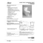 American Standard Cadet PRO 3517C101.020 White Vitreous China Floor-Mount Standard Height Elongated Toilet Bowl - 1.6 GPF