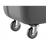 Lavex 1 Cubic Yard Gray Light-Duty Tilt Truck / Trash Cart (850 lb. Capacity)